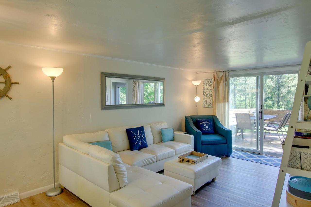 Updated Home With Deck 2 Mi To Sister Bay Beach! מראה חיצוני תמונה